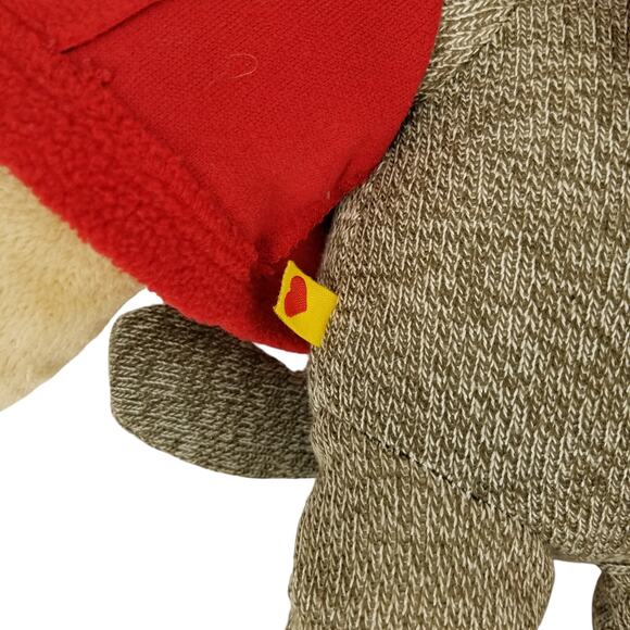 Build A Bear Nick Boy Sock Monkey Plush Red Scarf Sweater Vest Stuffed Toy 2013 - Picture 4 of 10